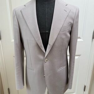 Suitsupply taupe 4-ply wool suit